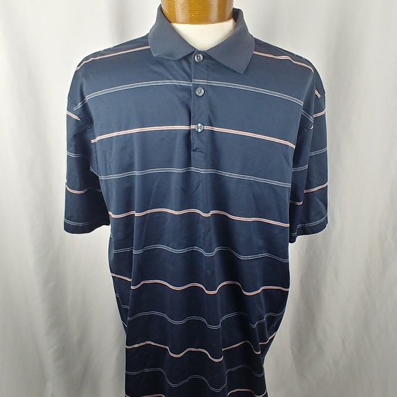 nike navy golf polo
